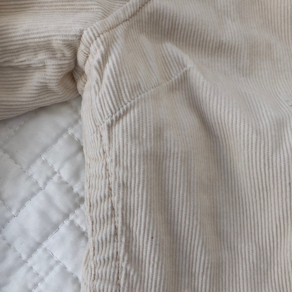 EUC Banana Republic Cream Cotton Corduroy Jacket - Picture 6 of 9